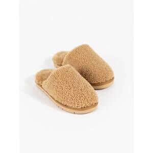NEW COZY EARTH women's puffy sheep slippers in fawn
